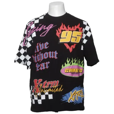 T-shirt (Sort, Flerfarvet) fra FSBN Bomuld