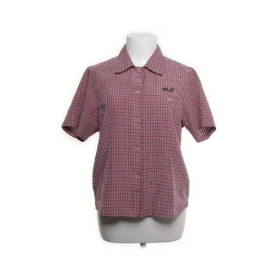 Short sleeve shirt (Red, Multicolored) from Jack Wolfskin Polyester, Viscose
