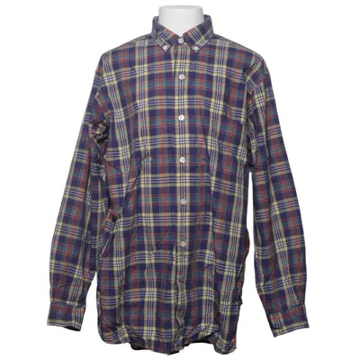 Flannel skjorte (Blå, Gul, Rød) fra Alberto Aspesi Bomuld