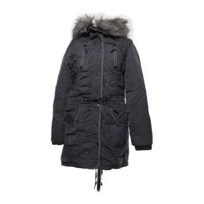 Wintermantel (Grau) von Dreimaster Acryl, Baumwolle, Pelz, Nylon, Polyester