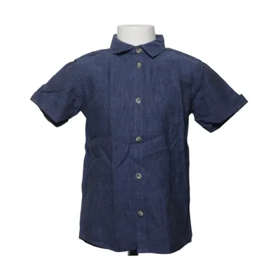 Kortärmad skjorta (Pala Jr Shirt) från POMPdeLUx Bomull, Linne