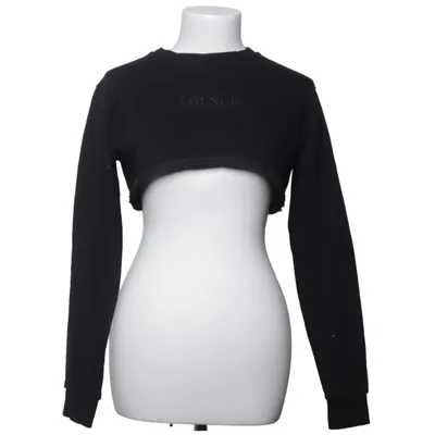 Crop top (Black) from Lounge Apparel Cotton, Polyester
