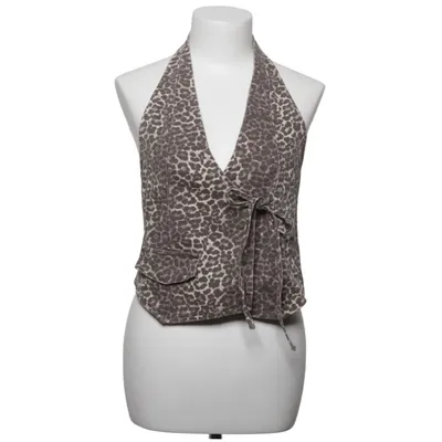 Haut dos-nu (Marron) de Pull & Bear Coton