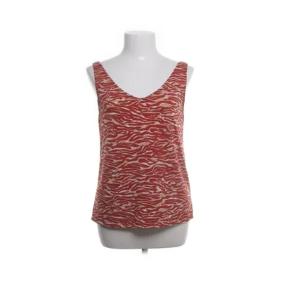 Tank Top (Red, White) from Visual Clothing Project Elastane, Polyester