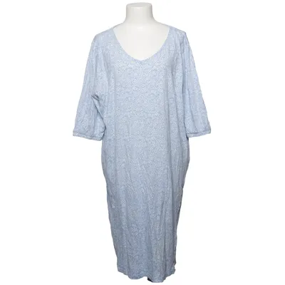 Dress (Blue, White) from Marine Cotton