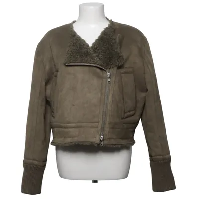 Shearling Jacke (Grün) von Stand Studio Elasthan, Polyester