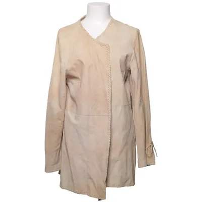 Läderjacka (Beige) från Tara Skinn