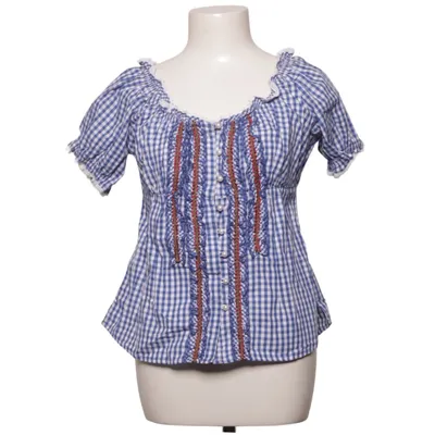 Dirndl blouse (Blauw, Wit) van Esmara Katoen