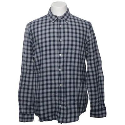 Chemise en flanelle (Bleu, Gris) de Jules Coton