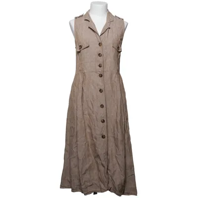 Robe chemise (Beige) de Mango Coton, Lin, Polyester