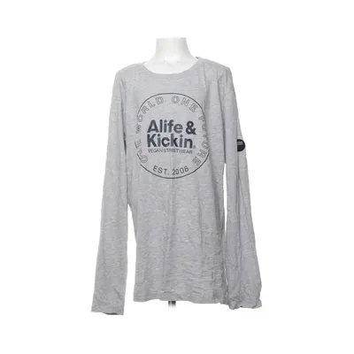Lange mouwen shirt (Grijs) van Alife & kickin Katoen, Viscose