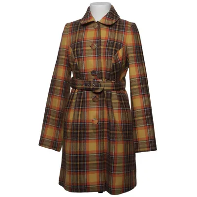 Coat (Yellow, Brown, Multicolored) from JSFN Acrylic, Polyamide, Polyester, Viscose, Wool
