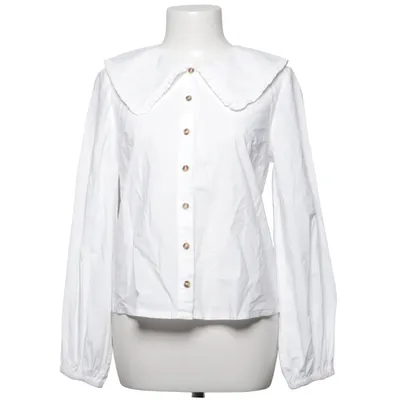 Blouse (Ease Frill Shirt) van Just Organisch katoen