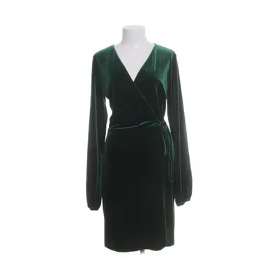 Slå-om-kjole (Grøn) fra VILA Elastan, Polyester