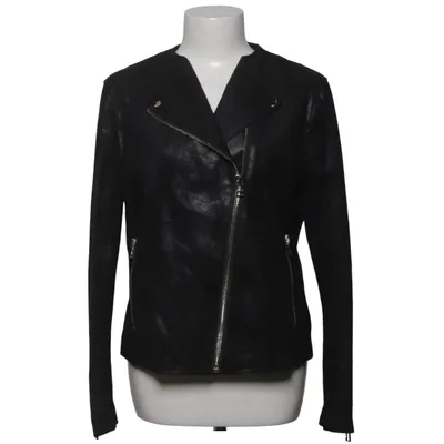 Bikerjakke (Sort) fra Frontrow Læder, Polyester