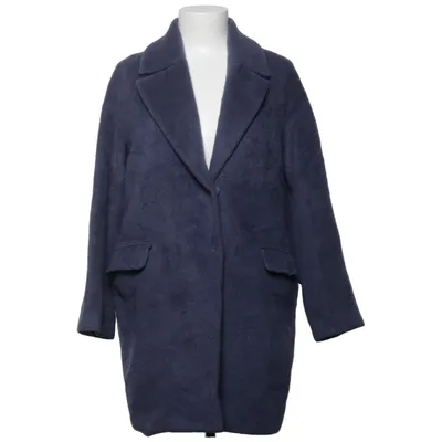 Coat (Blue) from Cappellini Mohair, Wool