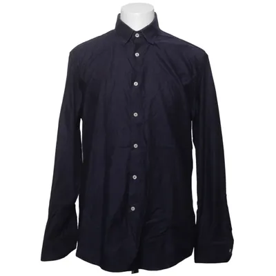 Chemise (Bleu, Blanc) de Zara Man Coton