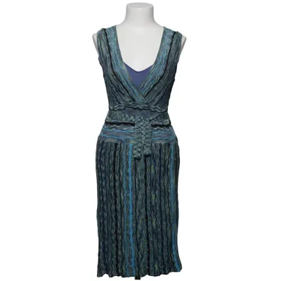 Jurk (Blauw, Groen, Meerkleurig) van Laundry by Shelli Segal Katoen, Nylon, Viscose