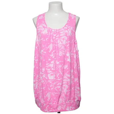 Sports tank top (Pink, White) from Sports Elastane, Polyester
