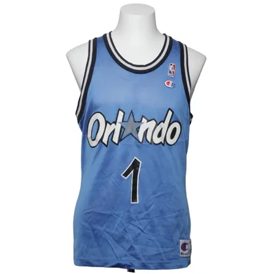 Baskettrøje (Blå, Sort, Hvid) fra Champion Polyamid