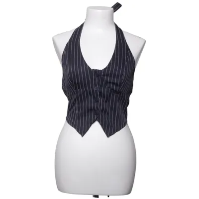 Halternecktopp (Blå, Vit) från Shein Polyester