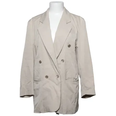 Blazer (Beige) from Nino Polyester, Wool