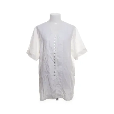 Short sleeve shirt (White) from Lecomte Linen