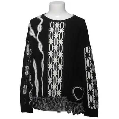 Strickpullover (Schwarz, Weiß) von Desigual Acryl, Wolle