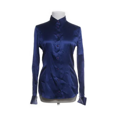 Skjorta (Blå) från Emporio Armani Elastan, Silke