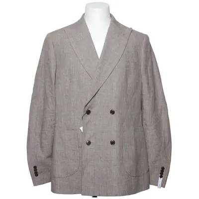 Blazer (Beige) fra These Glory Days Linned, Polyester, Viscose