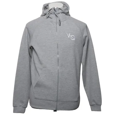 Sweat à capuche (Gris) de Vanquish Coton, Élasthane, Polyester