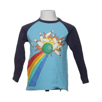 Langærmet t-shirt (Blå, Flerfarvet) fra Little Bird Bomuld, Elastan
