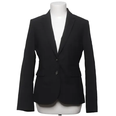 Blazer (Black) from Banana Republic Acetate, Elastane, Polyester, Viscose, Wool