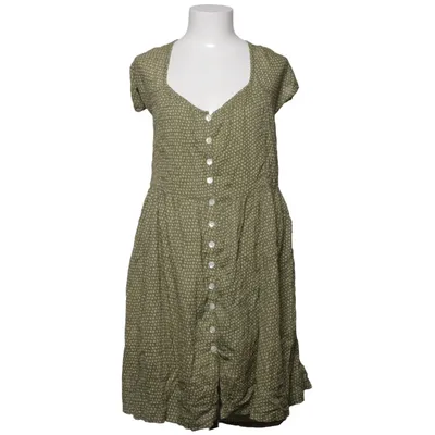 Dress (Green, White) from Girls Casual Wear Cotton
