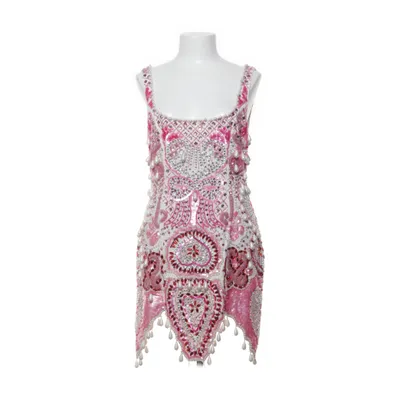 Cocktailkjole (Pink, Flerfarvet) fra ASOS Luxe Bomuld, Polyester