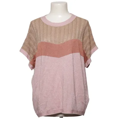 Pullunder (Pink, Braun) von Nümph Metallfaser, Viskose