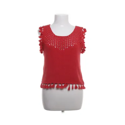 Tank Top (Red) from Mango Casual Cotton, Polyester, Viscose