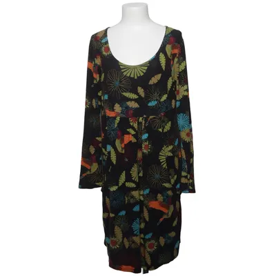 Jurk (Zwart, Meerkleurig) van Happi Elastaan, Viscose
