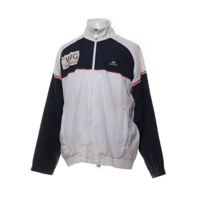 Träningsjacka (Vit, Blå, Röd) från Sergio Tacchini Bomull, Nylon, Polyester