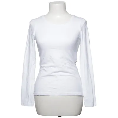 T-shirt à manches longues (Blanc) de Anna & Anna Coton, Élasthane