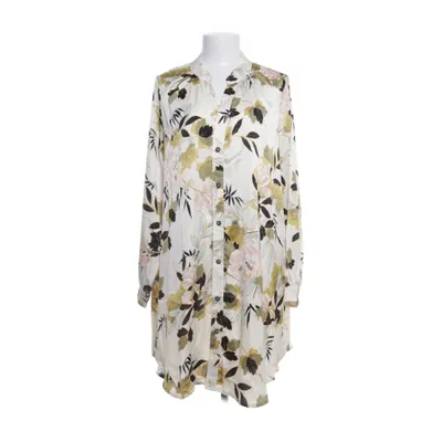 Dress (White, Multicolored) from JCL Polyester