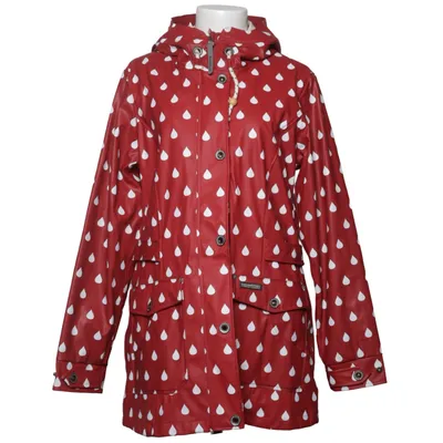 Regnkappa (Röd, Vit) från Schmuddelwedda Polyester, Polyuretan