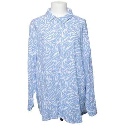 Skjorte (Blå, Hvid) fra Holly's Viscose