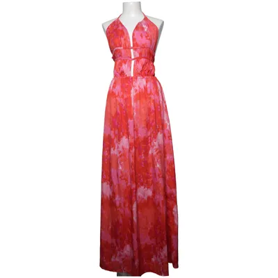 Halterneck-kjole (Rød, Pink, Flerfarvet) fra Boohoo Tall Polyester