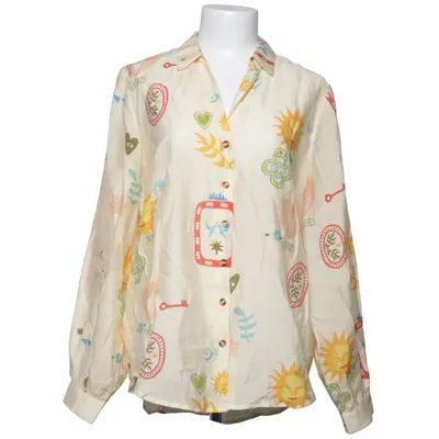 Chemise (Beige, Multicolore) de Never Fully Dressed Lyocell, Polyester