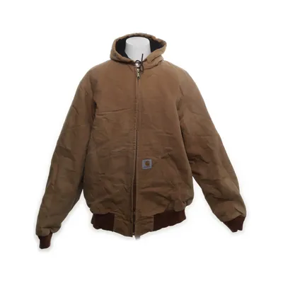 Gevoerde spijkerjas (Bruin) van Carhartt Katoen, Nylon, Polyester