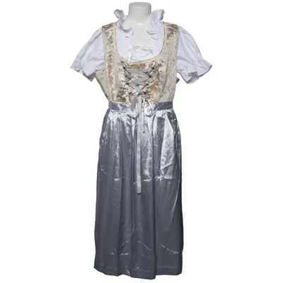 Dirndl (Goud, Blauw, Wit) van Lesara Polyester