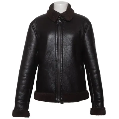 Shearling jacket (Brown) from River Island Polyester, Polyurethane