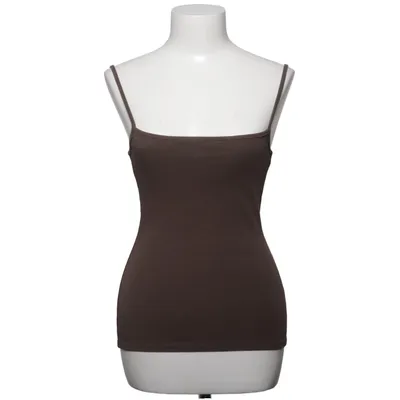 Tank Top (Brown) from The Slow Label Elastane, Organic cotton