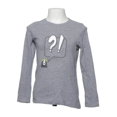 T-shirt à manches longues (Gris) de Pocopiano Coton, Viscose